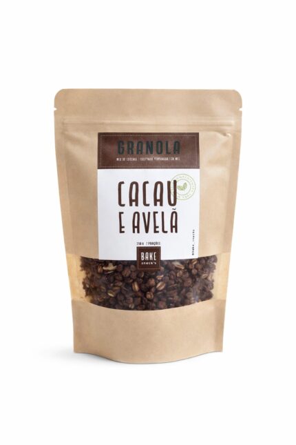 Granola Cacau e Avelã - Bake Snack's